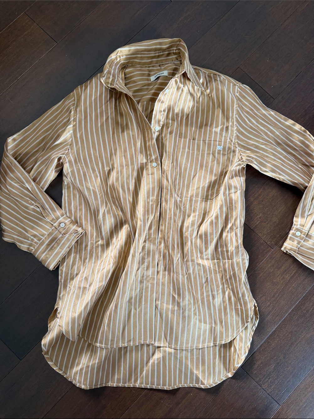 Sandro Striped Button-Up Shirt